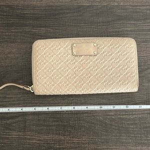 Cream heart Kate spade wallet